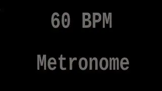 60 BPM Metronome for 12 Hours