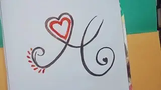 Creative Letter H Design | Hand Lettering Tutorial | Awesome Hand Drawn Letter Ideas 
