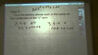 A Modification of the Key Number Method of Factoring