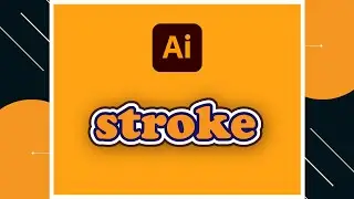 How to Make Stroke Effect in Adobe Illustrator CC 2022 | Text Effect | 