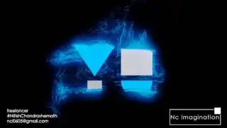 YU  logo animation   in fusion particles  @NcImagination by Yu fan #NitishChandrashekarmath