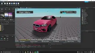 Roblox Scripting | Car Game Menu Pt.1