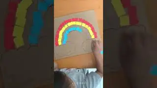 Rainbow colored paper | ide bermain anak