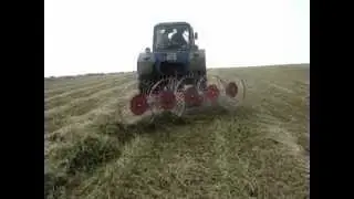 Грабли-Ворошилка,Ворошение люцерны,  валкование сена