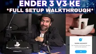 Ender 3 V3 KE: Setup, Config, Test Print, Timelapse - Creality 3D Printer with Nebula Pad & Camera