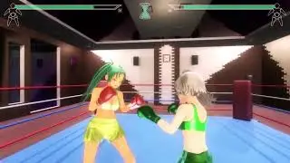 「プリンちゃんのボクシングジム2」Purin-chan's Boxing Gym 2 Gameplay - Girls Boxing (Boxing outfits)
