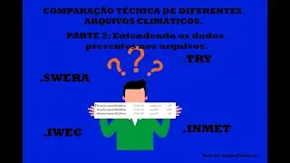Comparação técnica de diferentes arquivos climáticos parte 2.