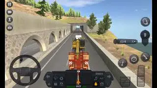 Truck simulator ultimate oynununda kepçe taşıdık zorlu görev