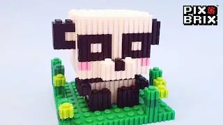 Panda 3D figure - Pix Brix Instructions