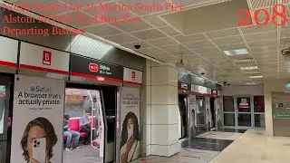 SMRT (NSL) R151 set 819/820 departing Bishan NS17/CC15