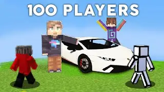 We Forced 100 Players to Simulate a Mr.Beast Video in Minecraft...