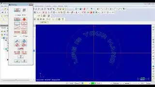 ENGRAVING OPERATION IN MASTERCAM