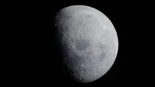 Moon Render - Blender Cycles 01