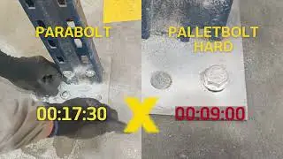 Comparativo: Instalação de chumbador Parabolt X chumbador  autoatarraxante Palletbolt