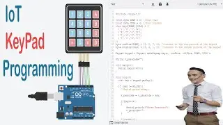 Keypad Arduino tutorial, coding, password, tinkercad, library
