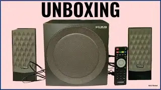 Unboxing KUMI STEREO SPEAKERS | 4K | Anfas Ahamed