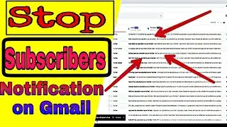 How to Stop New Subscribers Notification on Gmail