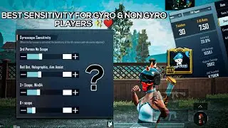 Best Sensitivity For Gyro & Non Gyro Players 🤯✨💯