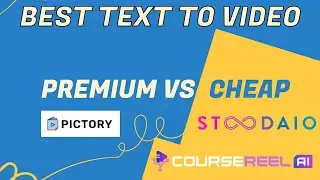 Stoodaio Vs Pictory AI Vs Coursereels AI - Which is the best text to video software for you?