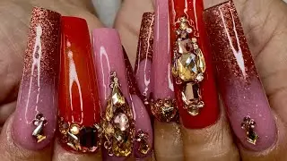Watch me work | Mírame trabajar | FREESTYLE SET | Estilo libre | Acrylic nails | Uñas acrylic as