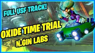 USF (Blue Fire) ENTIRE TRACK - N.Gin Labs - Crash Team Racing: Nitro Fueled