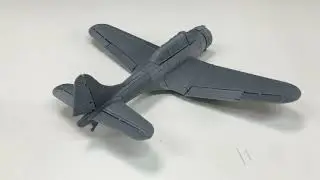 Dauntless SBD dive bomber print on prusa