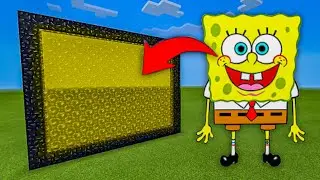How to Make a PORTAL to SPONGEBOB in Minecraft