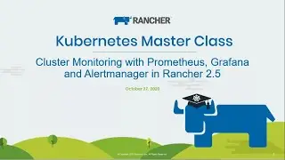 Kubernetes Master Class - Cluster Monitoring  in Rancher 2.5