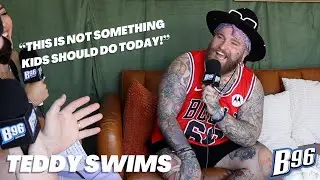 Teddy Swims talks getting into strangers cars as a kid, cosmetology school, and his dad