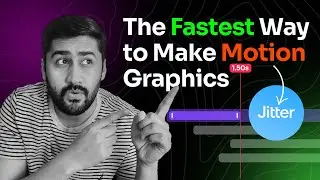 How to Animate Text & Icons in Minutes (Jitter Motion Design Tutorial)