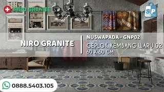 Nuansa Etnik Indonesia Dengan Granit Motif Batik Ceplok Kembang Waru | Niro Granite