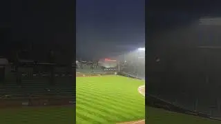 Rain at Wrigley Field after a Cubs W