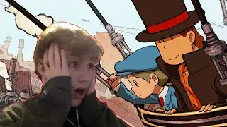 Professor Layton and The New World of Steam Teaser Trailer Reaction