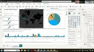 Sample Google Analytics Report in Power BI -  Quick Overview