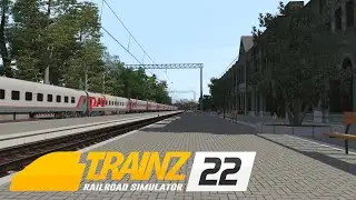 Прибытие поездов из Санкт-Петербурга и Риги на Рижский вокзал Москвы в Trainz 2022