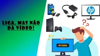 SEM IMAGEM: PS2 to HDMI no monitor HP v198bz