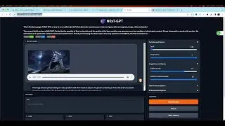 NEXT GPT DIGITAL AI AUDIO VIDEO IMAGE MIXING PLATEFORM 