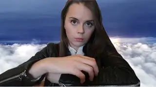 ASMR babe in leather jacket