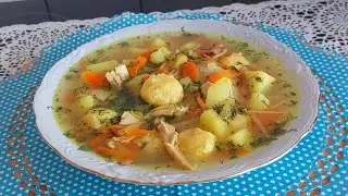 СУП С СЫРНЫМИ ШАРИКАМИ это ооочень вкусно