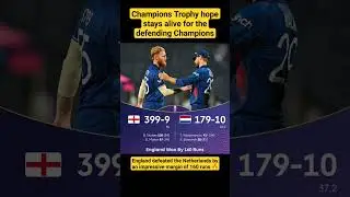 ENG beat NED by 160 runs #ENGvNED #cwc23 #worldcup2023 󠁧󠁢󠁥󠁮󠁧󠁿#BenStokes #DavidMalan #championstrophy