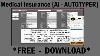 Medical Form Filling Auto Typing Software | Form Filling Auto Typing Software