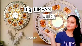 Big LIPPAN Art Wall Decor || Lippan Art Tutorial || DIY Wall Decor..