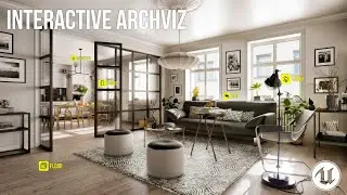 Unreal Engine 5 Interactive Apartment Walkthrough | Real-Time ArchViz Configurator