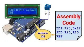 Assembly via Arduino (part 6) - ADC Hex Value on LCD