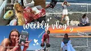 WEEKLY READING VLOG 📚 krótkie wakacje, Monti, siłownia i duchy 👻🌞