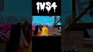 1 VS 4 in CS Ranked Impossible 👿🥵🤬😈 #freefire #shorts
