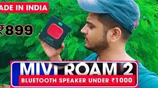 rBest Bluetooth Speaker Under ₹1000 ⚡ Mivi Roam 2 Review + SOUND TEST! (Hindi)