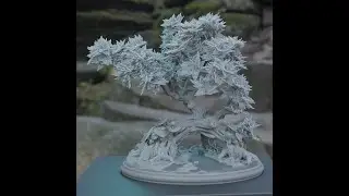 Zen Bonsai Diorama for 3D Print