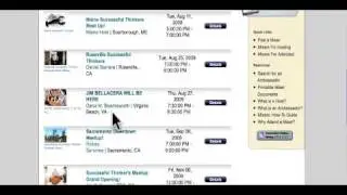 Promote Your Successful Thinkers MeetUp Online