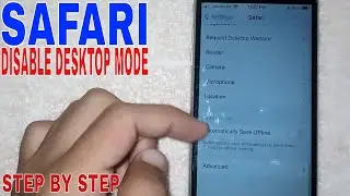 ✅  How To Disable Desktop Mode On Safari 🔴